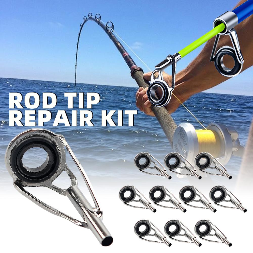 Fishing Rod Casting - Rod Tip Repair Kit 10pcs Fishing
