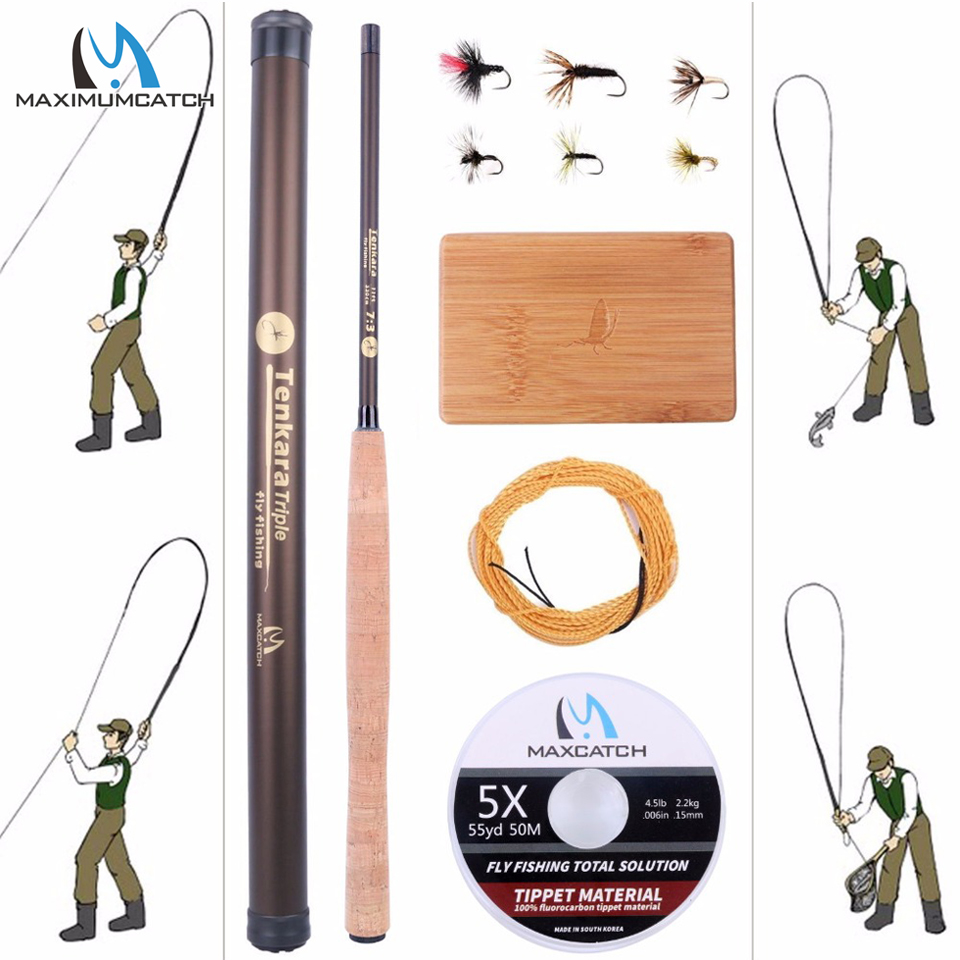 Fishing Rod Fly - Maximumcatch 9-13FT V-Tenkara Rod Outfit IM10/36T