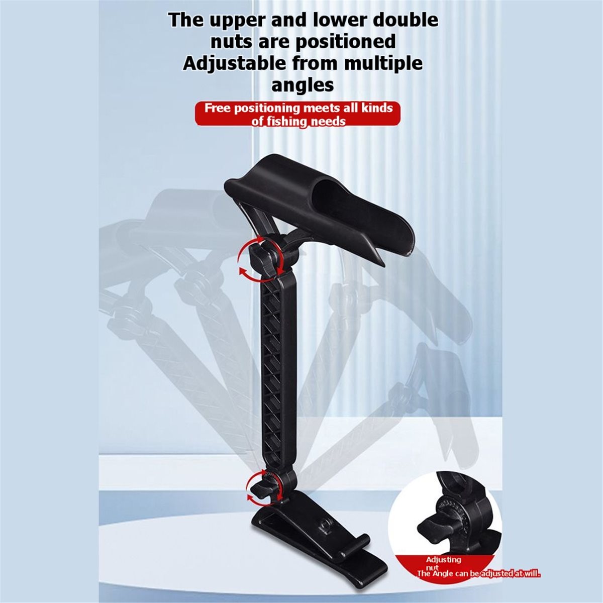 Fishing Rod Holder - POPULAR-2pcs Adjustable Bucket Rod Holder for
