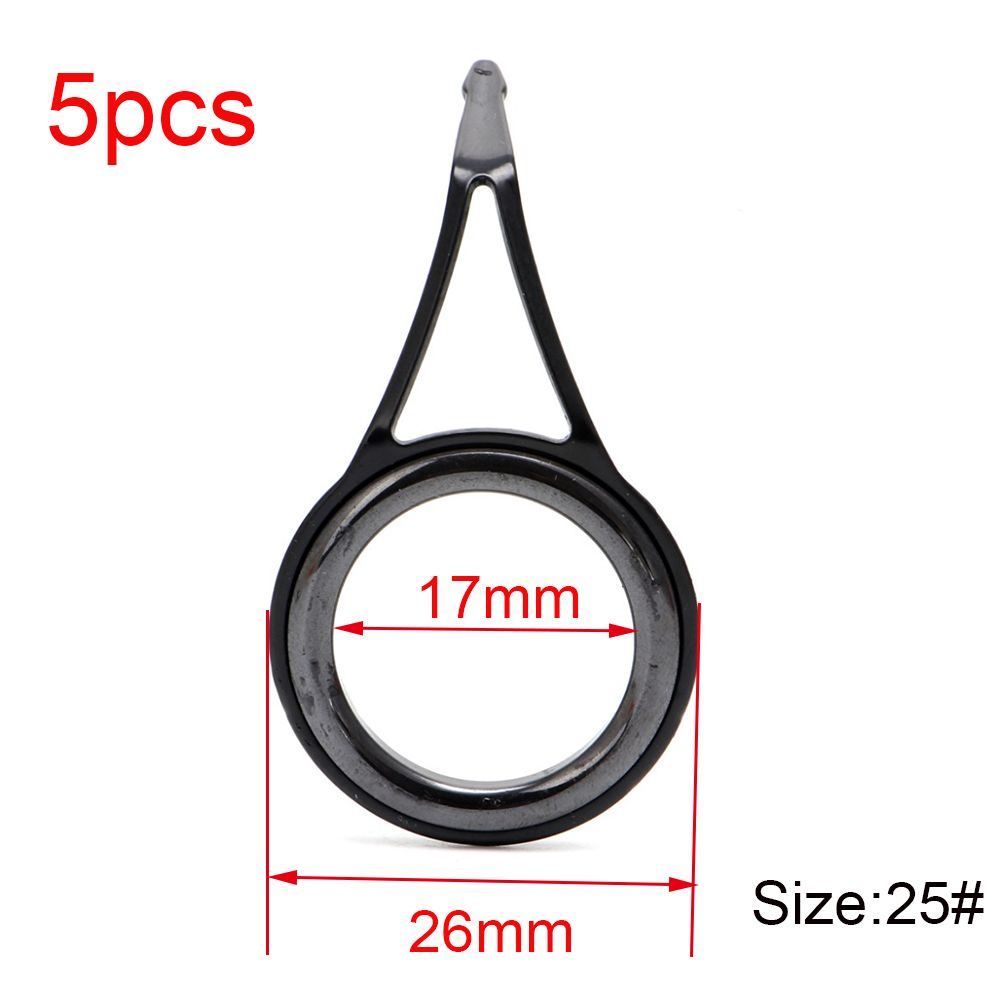 Fishing Rod Tip Replacement - Oval 3mm-23mm Internal diameter Stainless Steel
