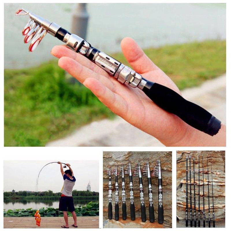 Fishing Rod Casting - 1M Adjustable Telescopic Fishing Rod Practical