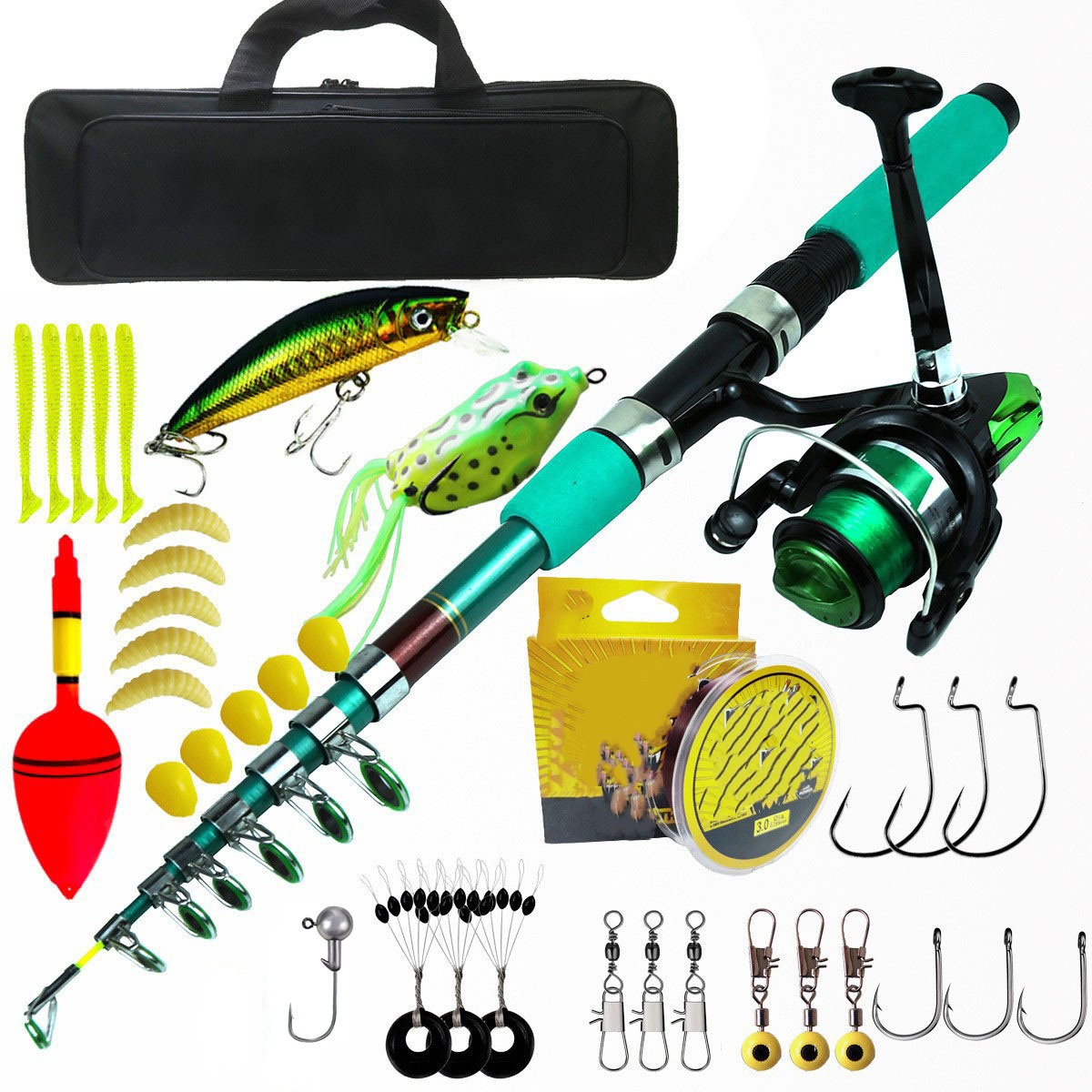 Fishing Rod Telescopic - Portable Ultralight Carp Telescopic Spinning Rod