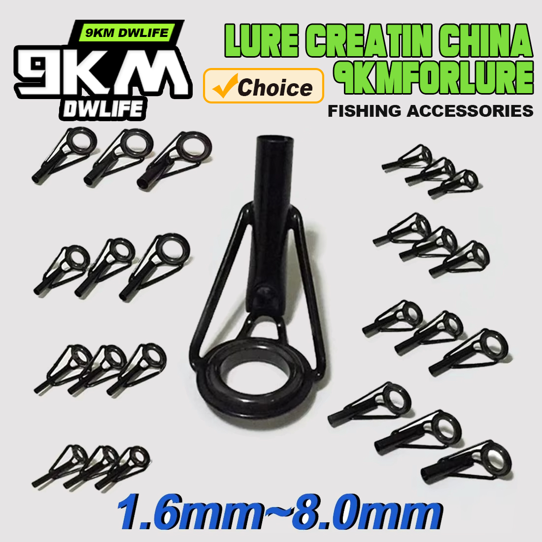 Fishing Rod Tip Replacement - 5Pcs Fishing Rod Tip Guides Repair