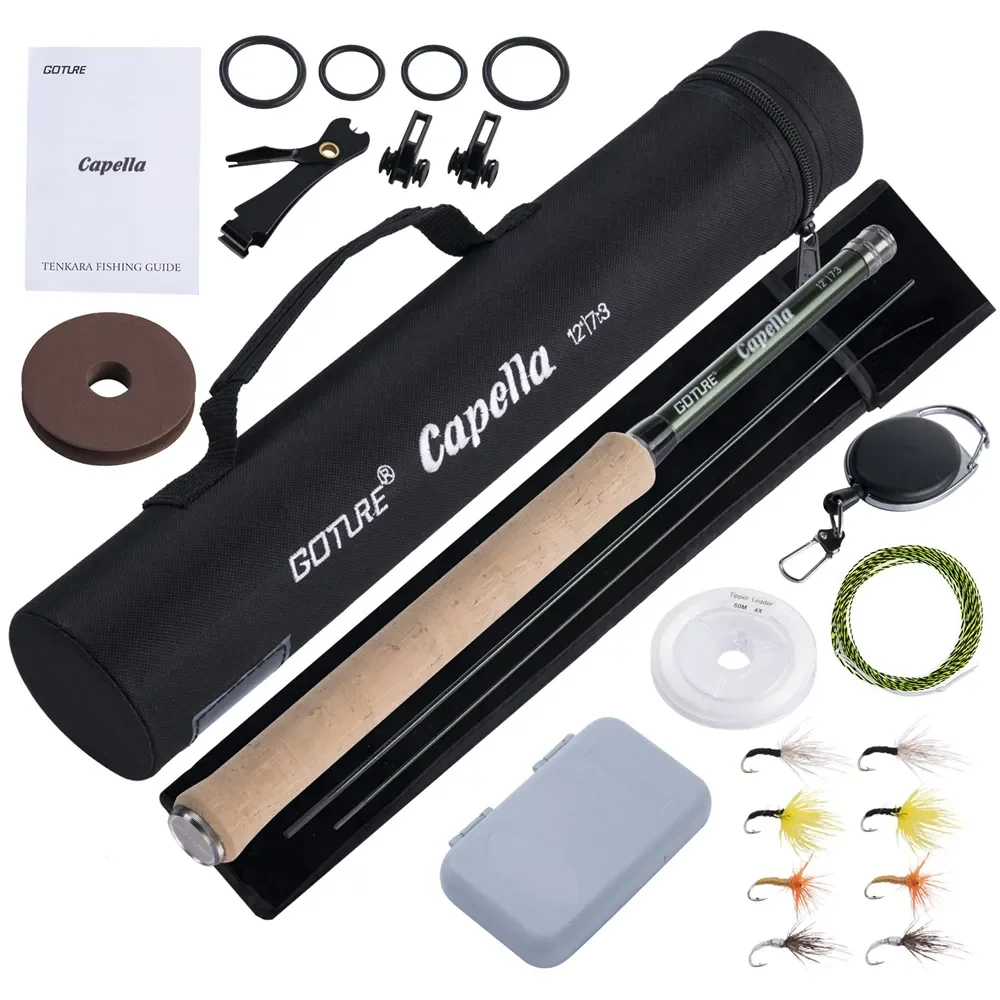 Fishing Rod Carbon Fiber - Goture 12FT Classical Tenkara Fly Fishing