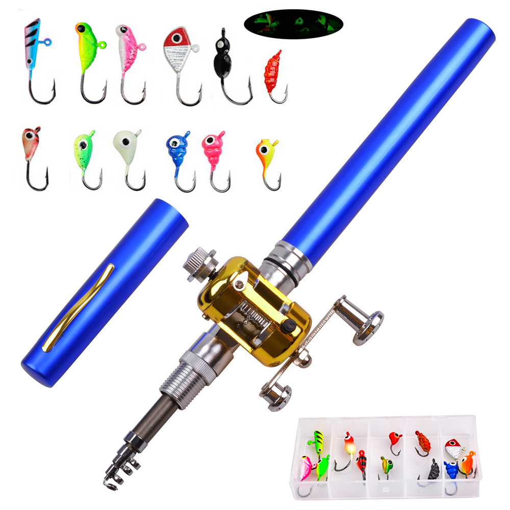 Fishing Rod Ice - Mini ice fishing rod Combo with