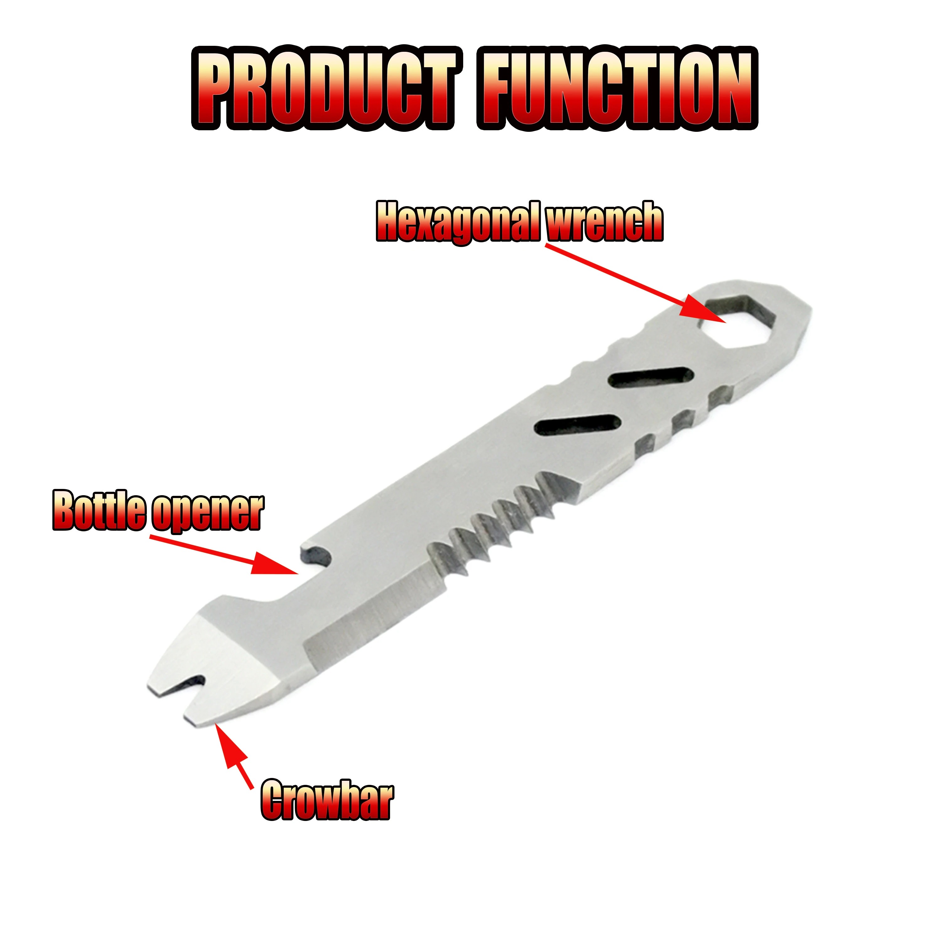 Mini Stainless Steel Crowbar,  - Fishing Rod Travel 评论和价格