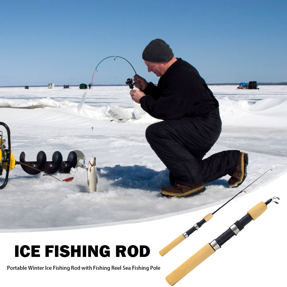 Ice Fishing Rod Portable Spinn - Fishing Rod Ice 评论和价格