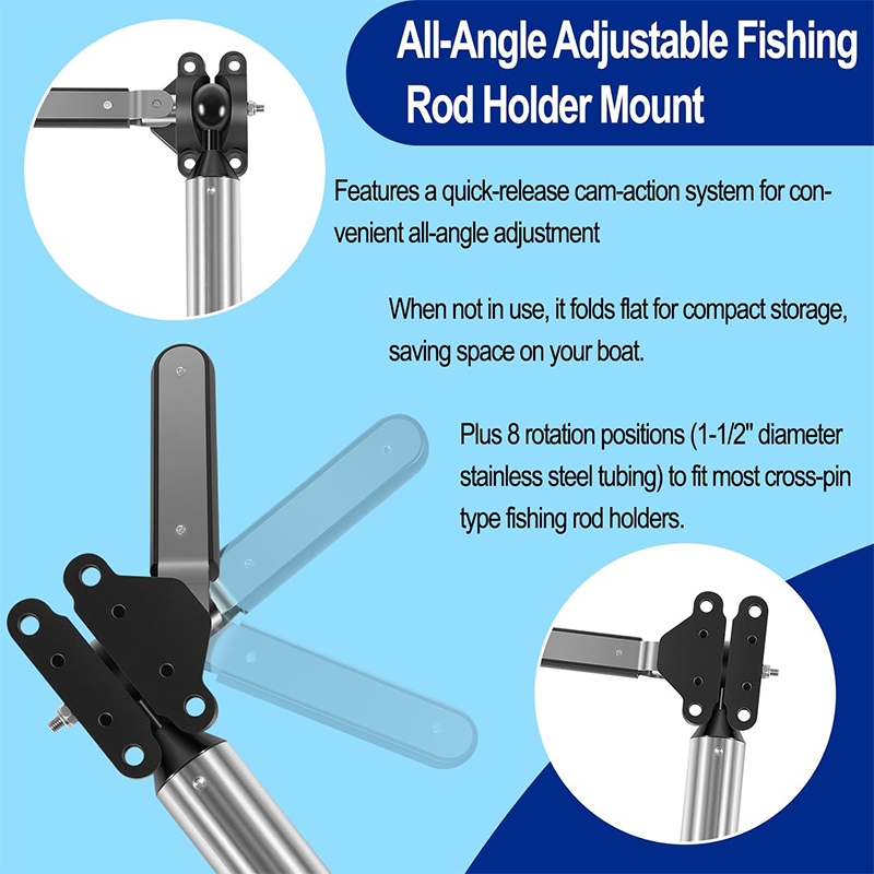 All-Angle Adjustable Fish Rod  - Fishing Rod Holder 评论和价格