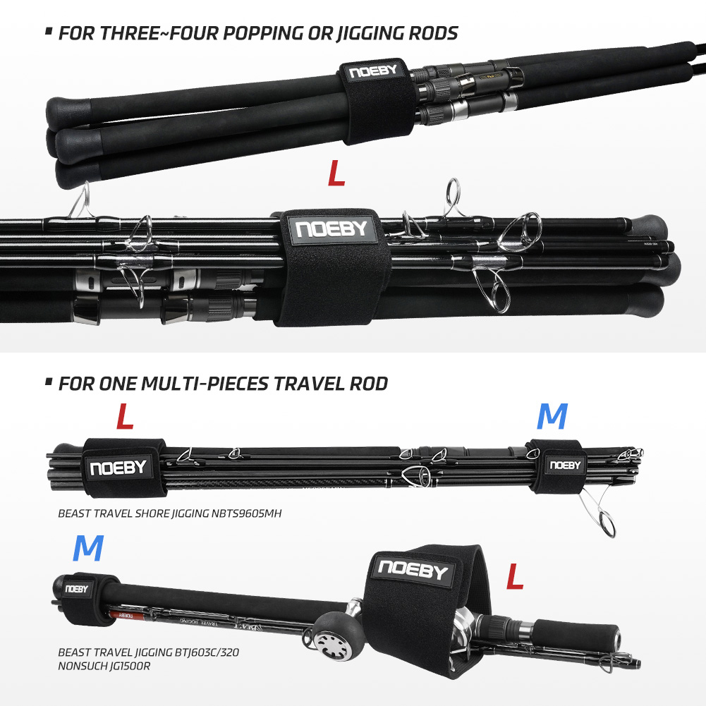 NOEBY Fishing Rod Strap Wide P - Fishing Rod Casting 评论和价格