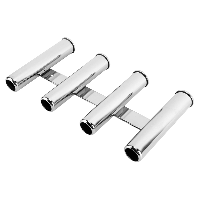 Stainless Steel 4 Tubes Rod Ho - Fishing Rod Rack 评论和价格