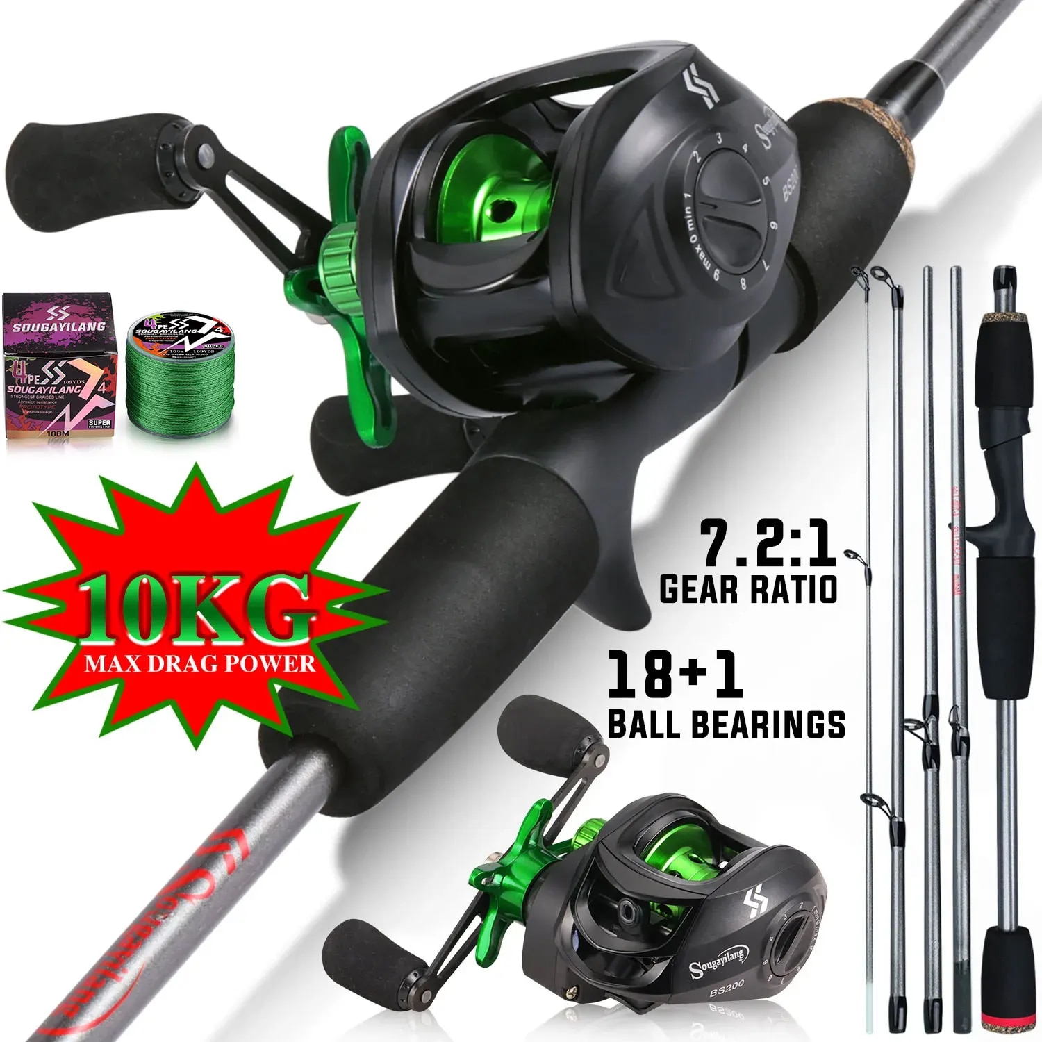 Sougayilang Fishing Rod Combo  - Fishing Rod Combo 评论和价格