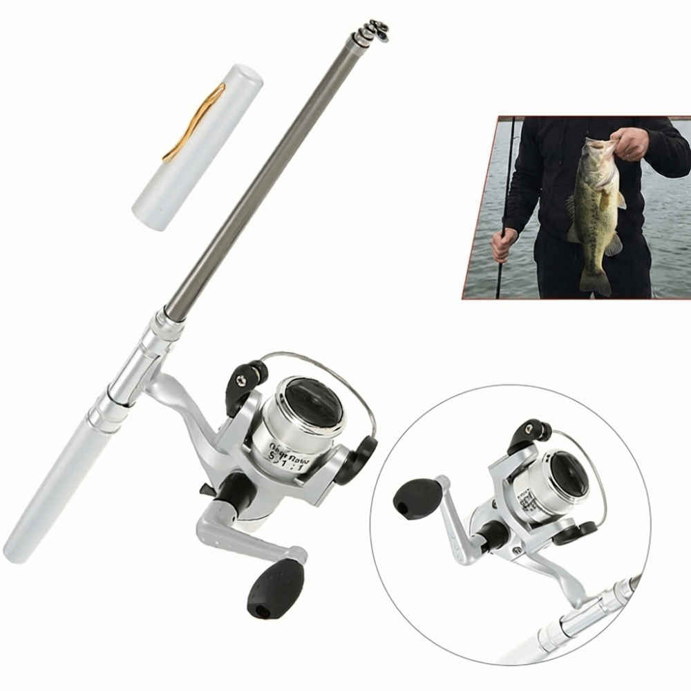 Portable Telescopic Pocket Fis - Fishing Rod Fly 评论和价格