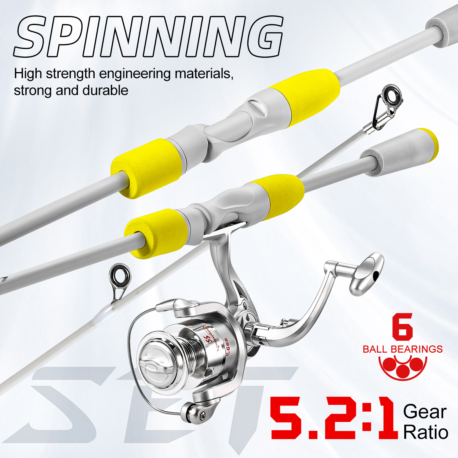 Sougayilang 2section Spinning  - Fishing Rod Combo 评论和价格