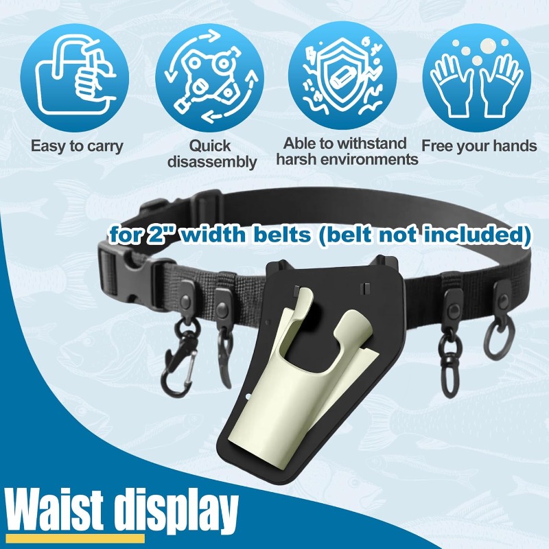 1PC Outdoor Fishing Rod Waist  - Fishing Rod Fly 评论和价格